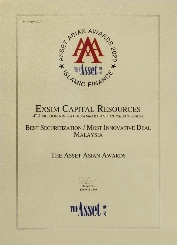 Exsim-Achievement-The-Asset-Triple-A-Islamic-Finance-Awards-2020