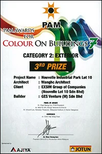 Exsim-Achievements-2013-PAM-AWARDS-for-Colour-On-Building-7-