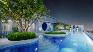 Exsim Ipoh_The Stallionz_Facilities_Blue Moonlight Pool