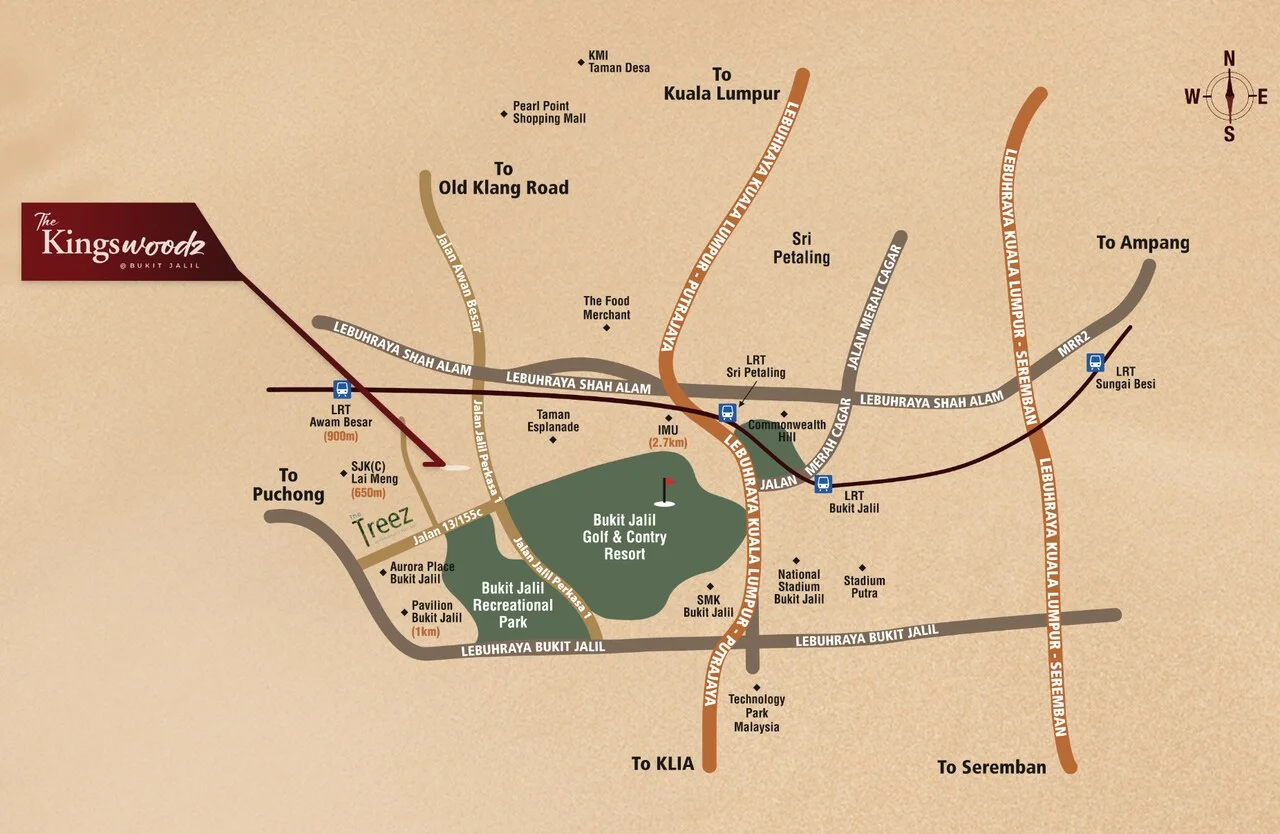Exsim Bukit Jalil_The Kingswoodz @ Bukit Jalil_Site Location