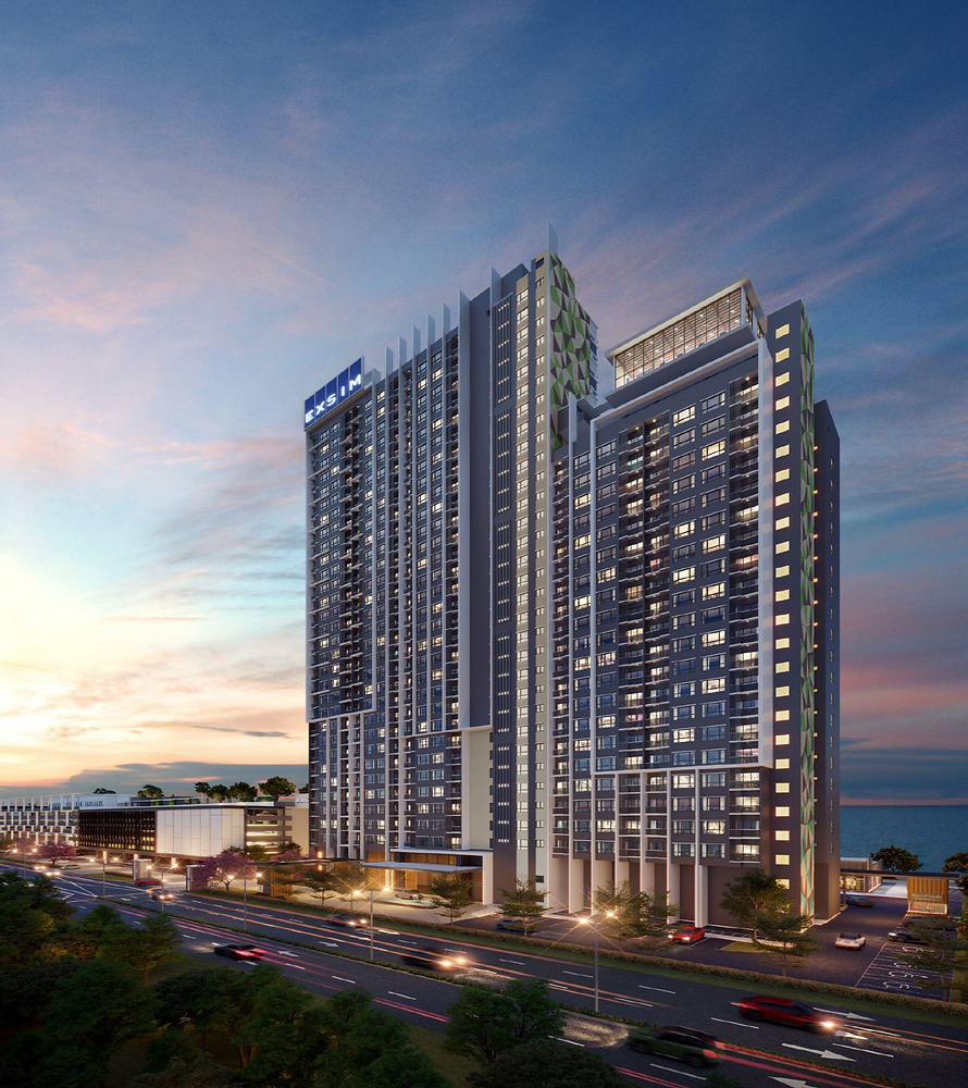 Exsim Kuantan - Sea Crestz Kuantan Waterfront Resort City_Facade 3