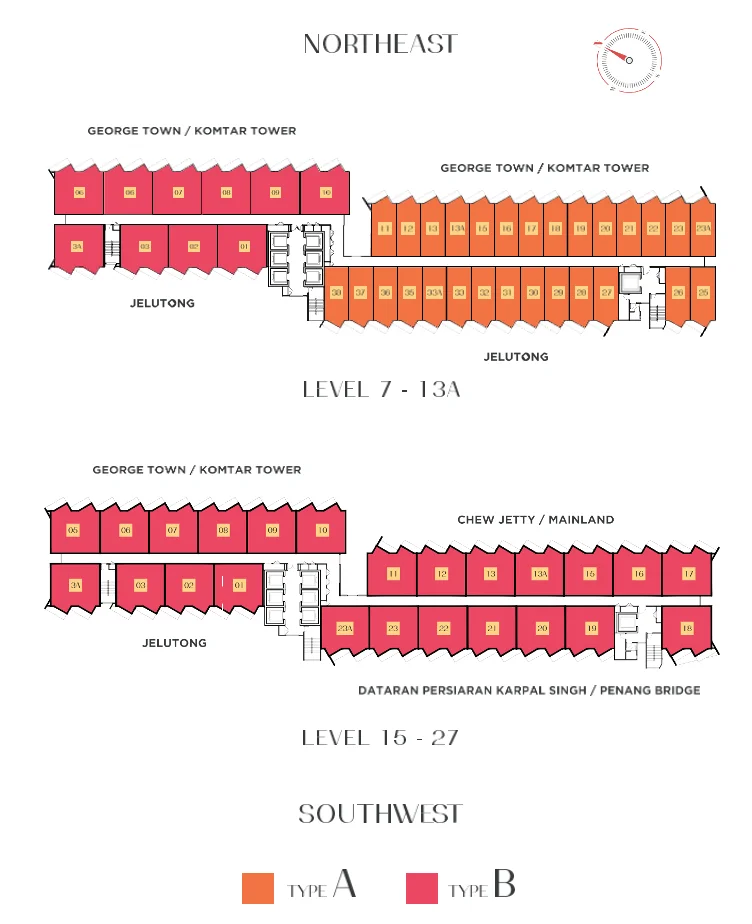 Exsim Penang_Noordinz Suites_Floor Plan