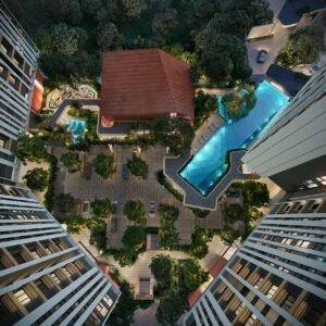 Exsim Sabah_Bayu Damai Residences_Facilities_Landscape Top view