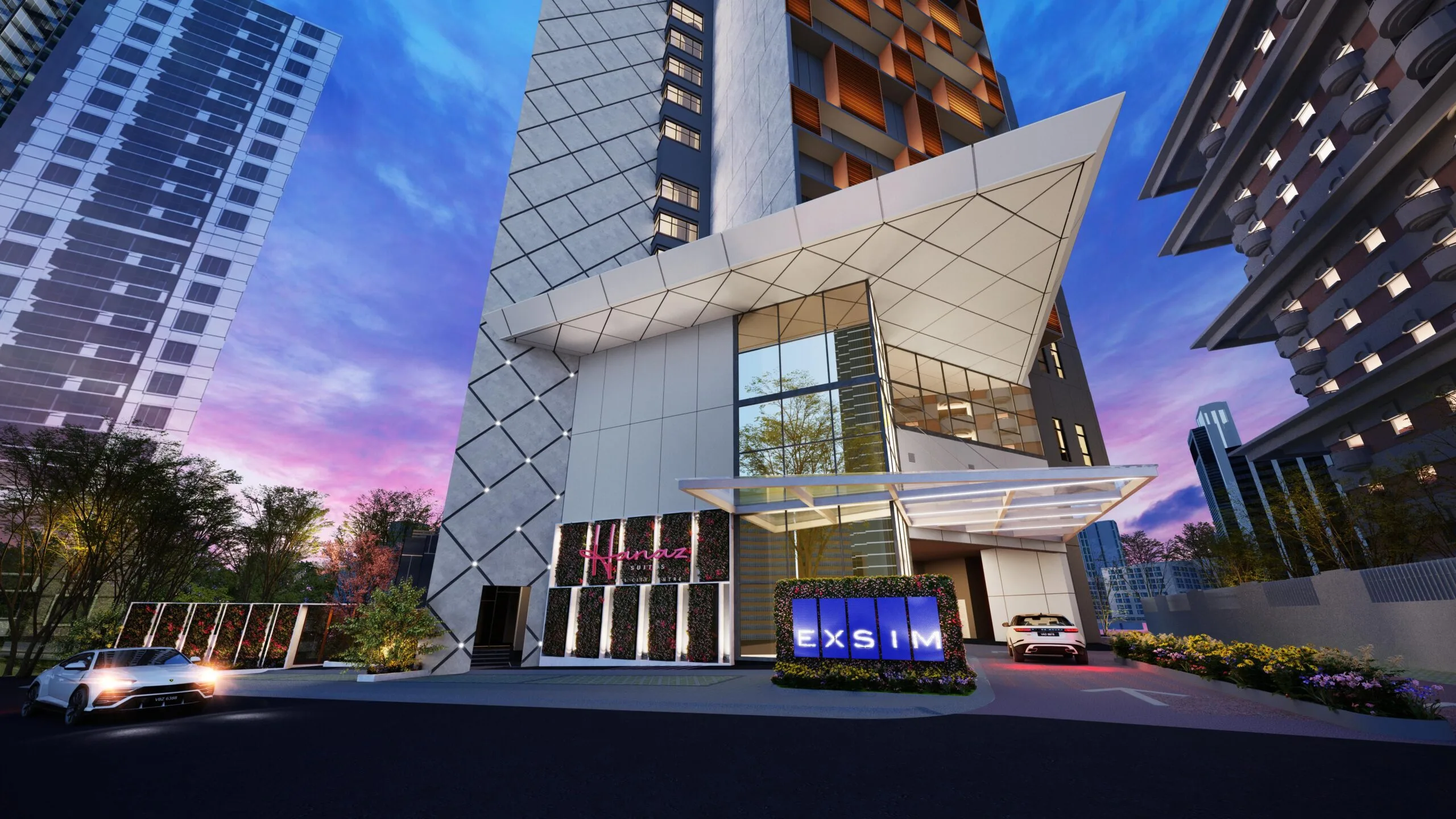 Exsim KLCC_Hanaz Suites_Entrance