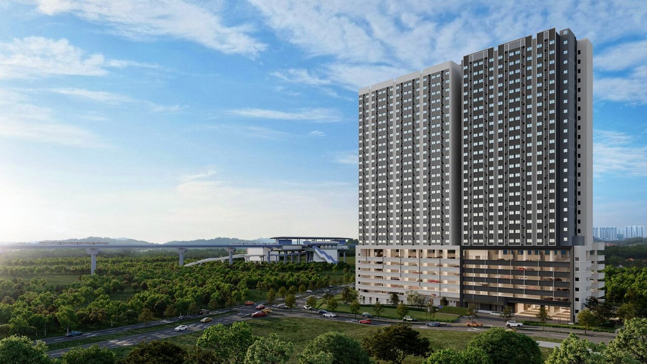 Exsim New Project_Exsim Kwasa Damansara_D Nuri @ Kwasa Damanara_Facade 4