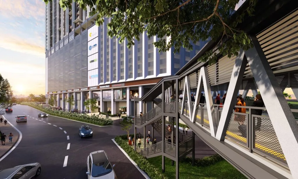 Proposed link bridge connecting Causewayz Square @ JBCC to Johor–Singapore CIQ, offering seamless cross-border access for residents and visitors