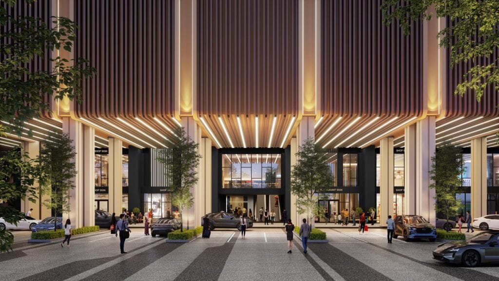 Retail shopfronts at Causewayz Square @ JBCC by EXSIM CIQ, designed for dining, shopping, and lifestyle convenience within the development.