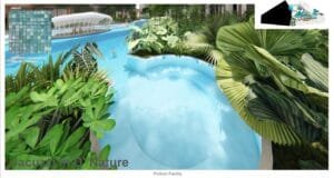 Jacuzzi facility in D’Nature zone at Causewayz Square @ JBCC by EXSIM CIQ, providing residents with a resort-style relaxation space — ideal for unwinding after work or weekend leisure