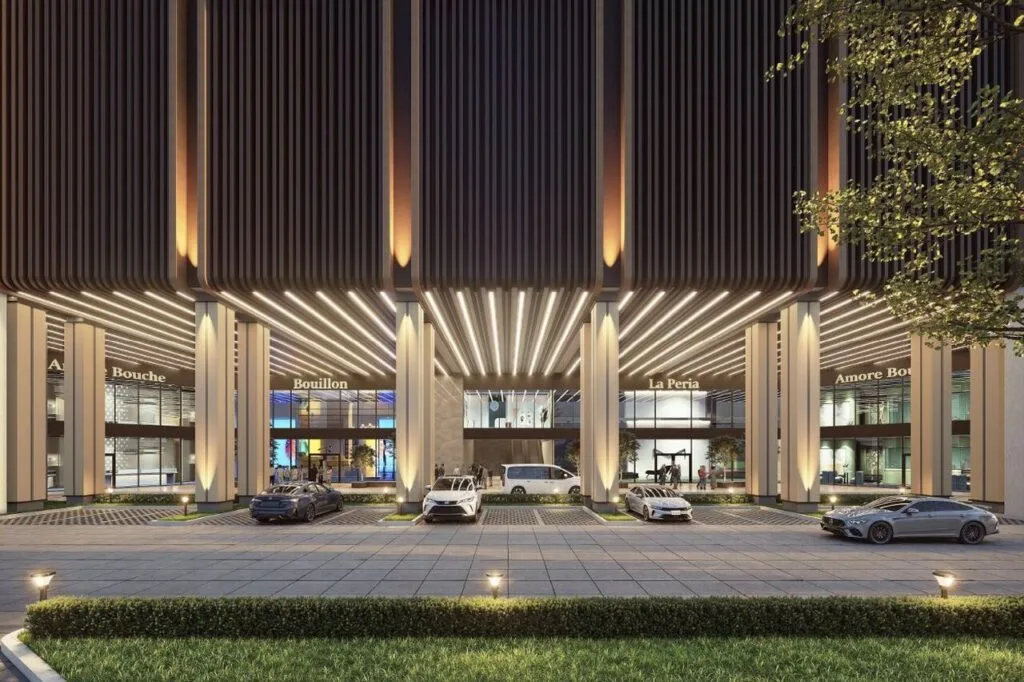 Ground floor drop-off lobby for Axis Tower and Tower C at EXSIM CIQ Causewayz Square @ JBCC, designed for convenient arrivals and departures