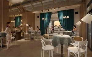 Elegant function room at The Bedrock Sabah Jesselton Docklands for private events and social activities.