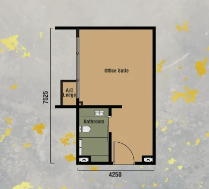 Branniganz-Suites-Layout-Type-D-344sft-Studio-Unit-Exsim-Bukit-Bintang-1