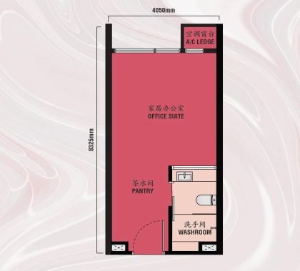 Exsim KLCC_Hanaz Suites_Layout_Type C 323sft (Studio)